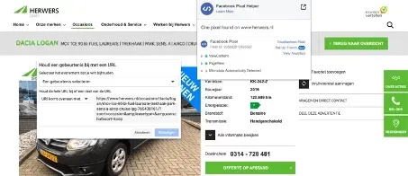 Afbeelding van Facebook Pixel update