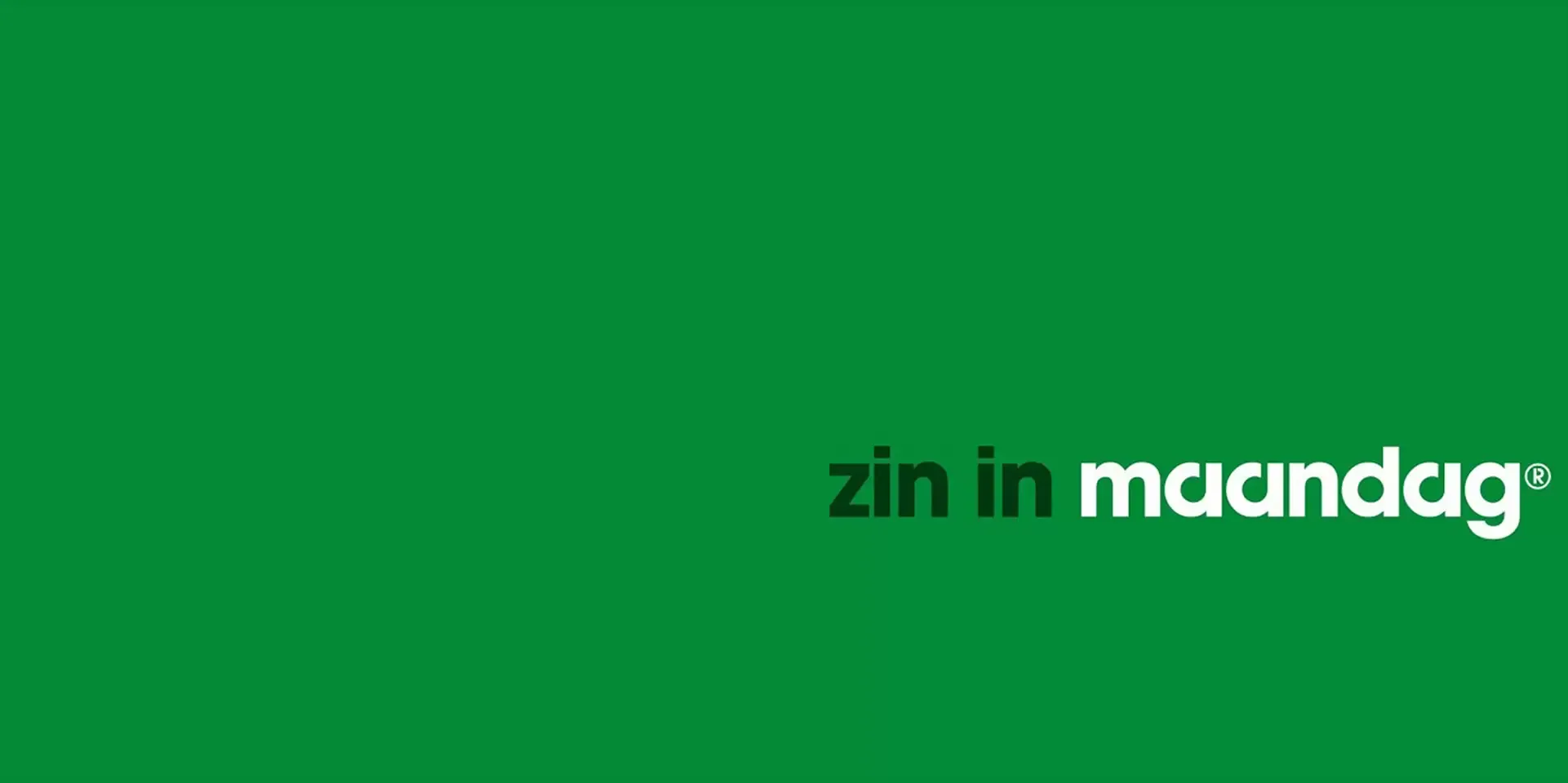zin-in-maandag