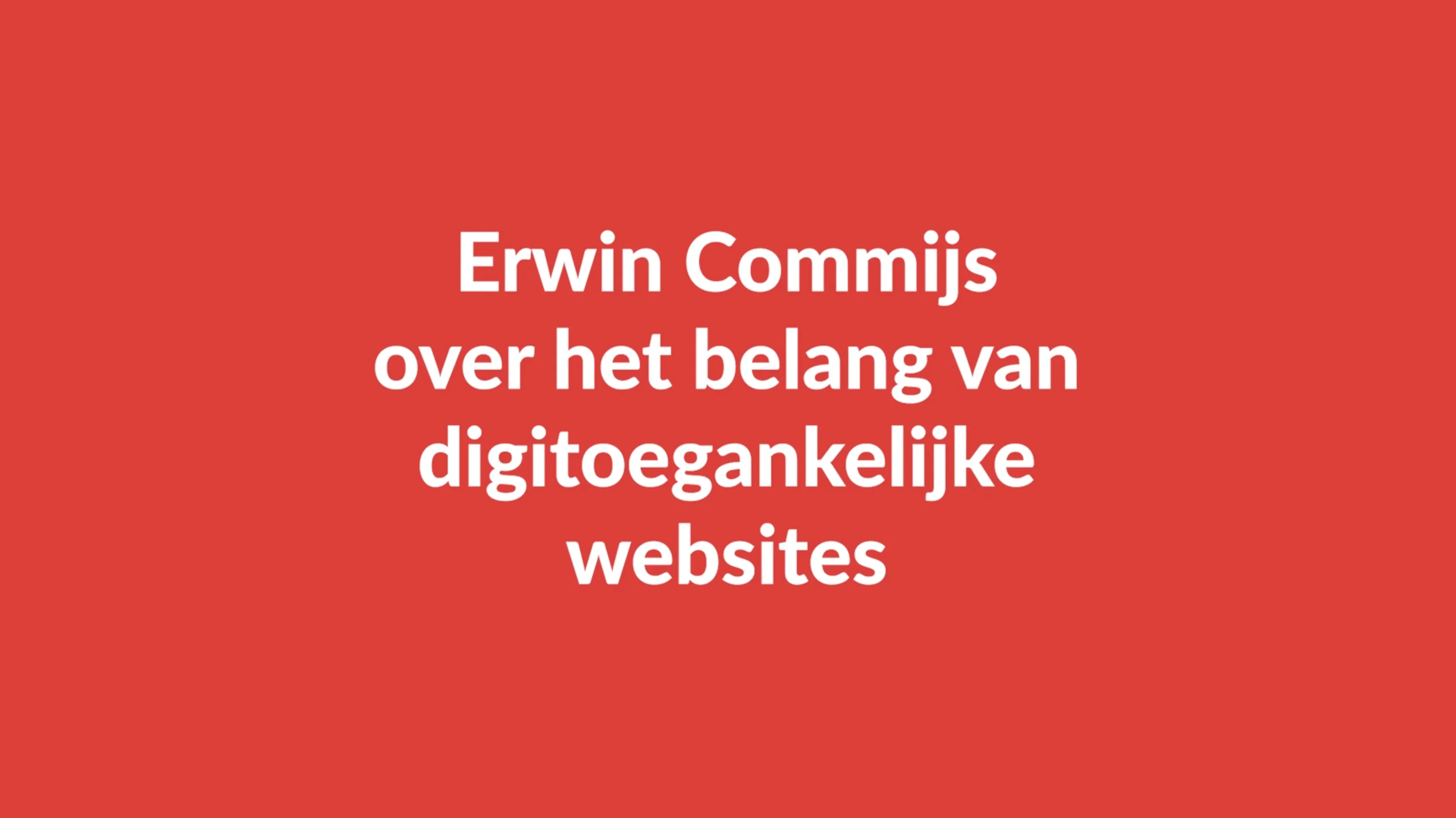 Video digitale toegankelijkheid