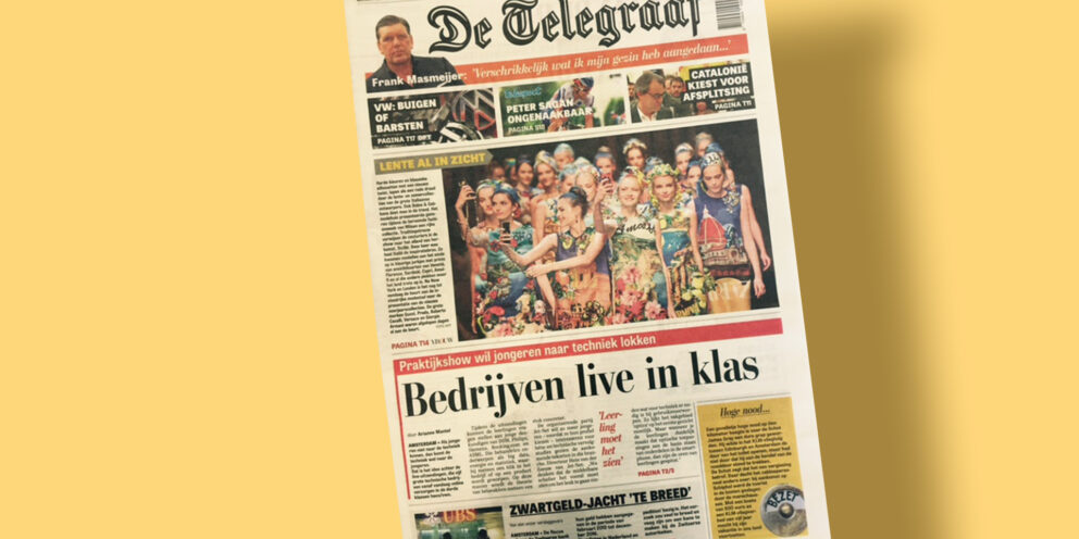 40.000ste editie van De Telegraaf uitgebracht in vernieuwde stijl