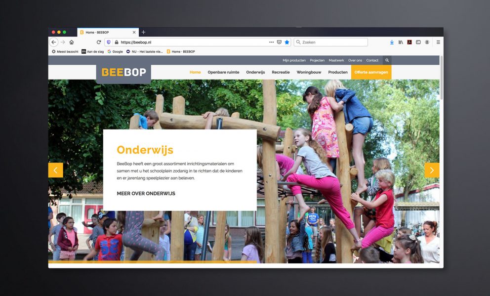 BeeBop website onderwijs