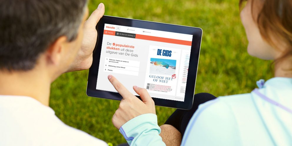 Blendle scoort: al 100.000 gebruikers