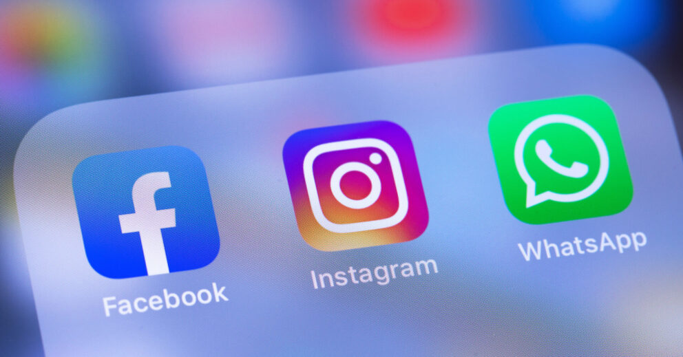 Update storing bij Facebook