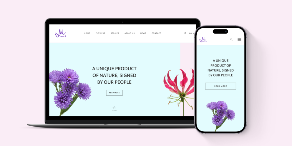 Mock-up design Homepage Marginpar