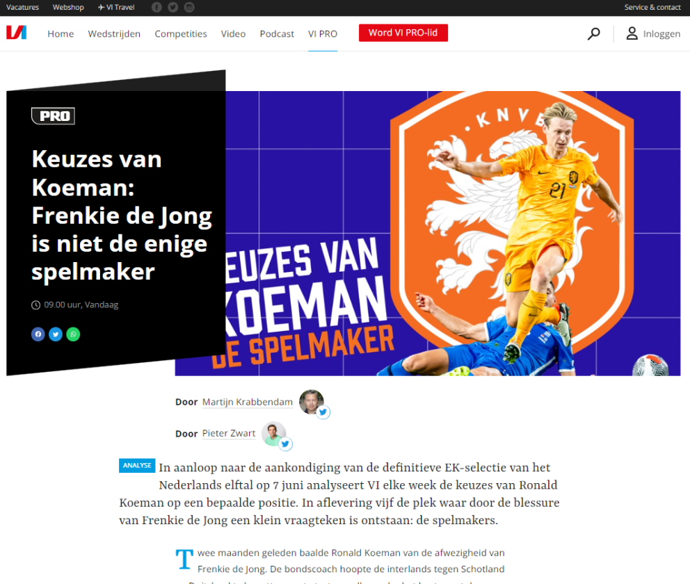 Afbeelding: zichtbaarheid rondom sportartikelen
