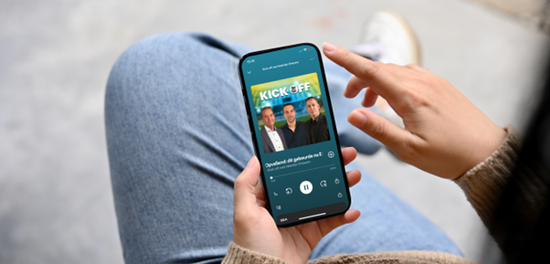 Afbeelding: podcasting via Spotify